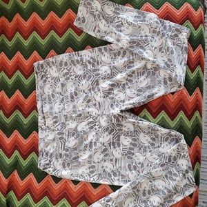 Lula Roe Mickey Mouse Print Leggings